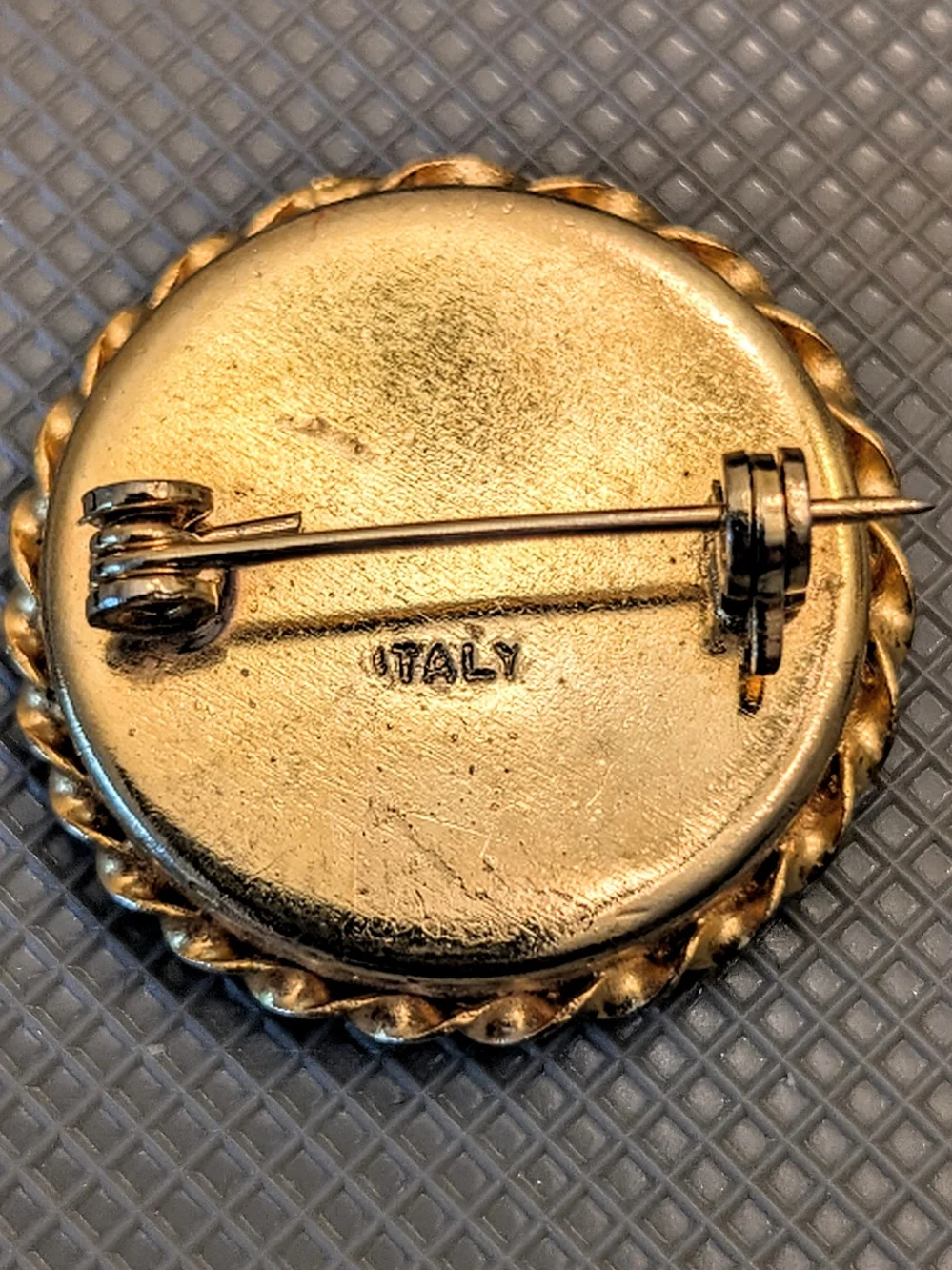 Vintage Micro Mosaic Brooch